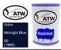 Preview: Volvo, Midnight Blue, 90 (1966): 500ml Lackdose, von ATW Autoteile West.